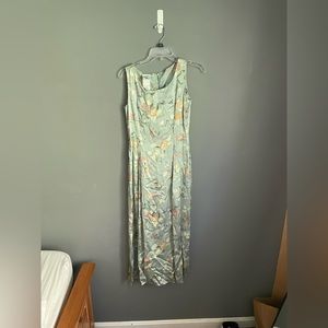 Vintage Laura Ashley 100% Silk Floral Dress Womens Size 4